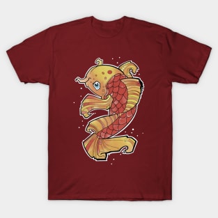 koi fish vintage colors T-Shirt